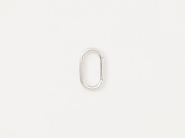 Chunky Oval Connector Silver