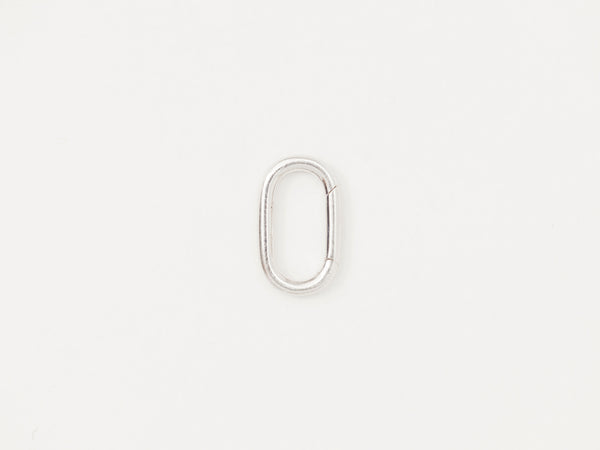 Chunky Oval Connector Silver - Ready to Ship