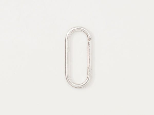 Oval Connector Silver
