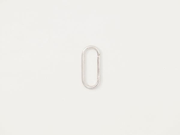 Oval Connector Silver - Ready to Ship