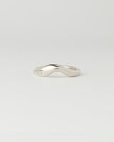 Dune petite ring - Gemstones - White Gold