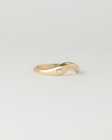 Dune petite ring - Gemstones - Yellow Gold