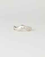 Horizon Ring - Diamonds - White Gold