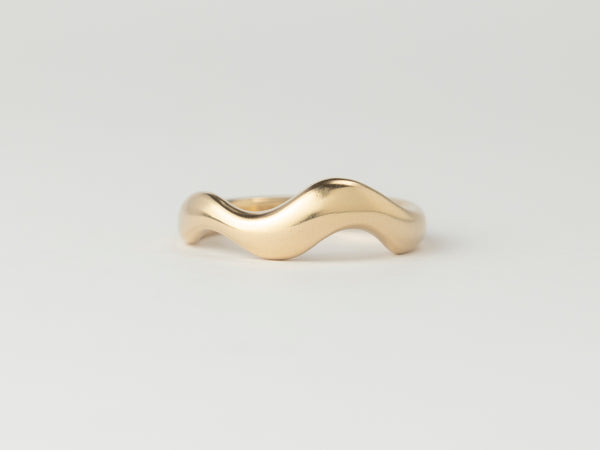 Horizon Ring - Plain - Yellow Gold