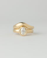 Dune Ring - Plain - Yellow Gold
