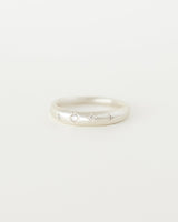 Fine celestial dome ring silver