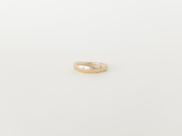 Celestial dome ring gold