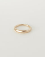 Fine dome ring plain gold