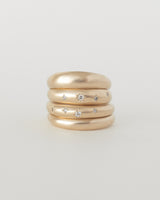 Fine celestial dome ring gold