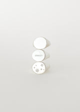 Cosmos signet plain silver - Ready to ship