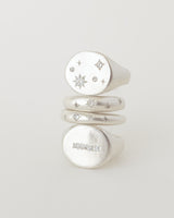 Stars aligned signet silver - ready to ship