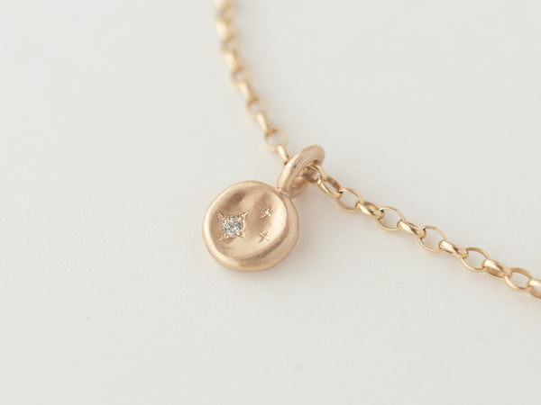 Starry night necklace mini gold