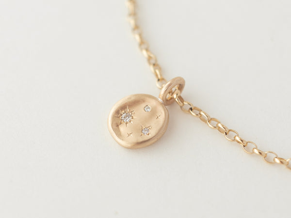 Starry night necklace medium gold