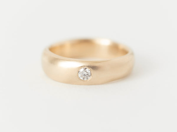 Lune Band Une Yellow Gold