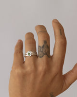 Olive Classic Stack - white gold