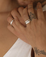 Diamond Chunky Stack - white gold