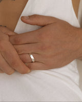 Medium Band - white gold