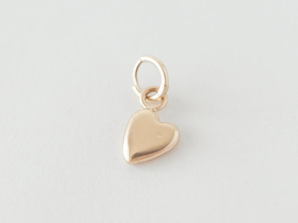 Coeur - Love Charm Pendant Plain Gold