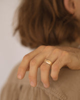 Wide Band - yellow gold