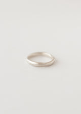 Fine molten ring silver - ready to ship