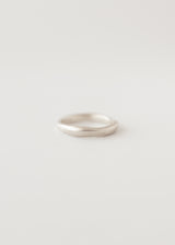Fine molten ring silver - ready to ship