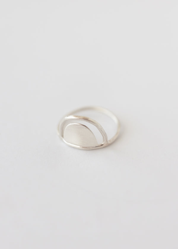 Double arch ring silver - ready to ship