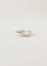 Chunky uneven ring silver