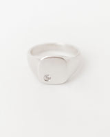 Nova Signet Mini Une White Gold