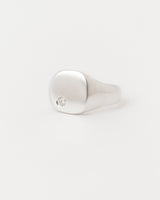 Nova Signet Mini Une White Gold