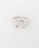 Nova Signet Mini Deux White Gold