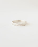 Fine textured band silver
