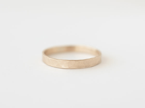 Fine textured band gold