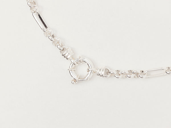 Mixed Links Belcher Chain Silver (5.5mm)
