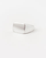 Ellipse Signet White Gold