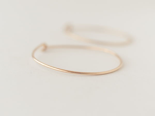 Plain hoops gold
