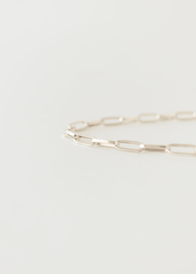 Paperclip chain - silver