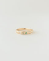 Fine birthstone ring gold