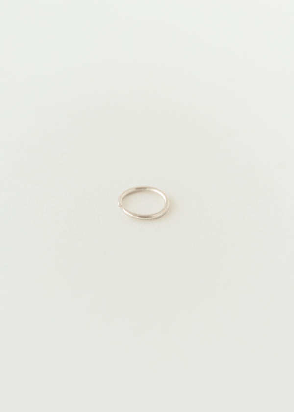 Fine nose ring silver