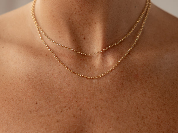 Chunky belcher chains (2.3mm) - gold