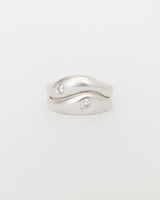Aurore Une Stack White Gold
