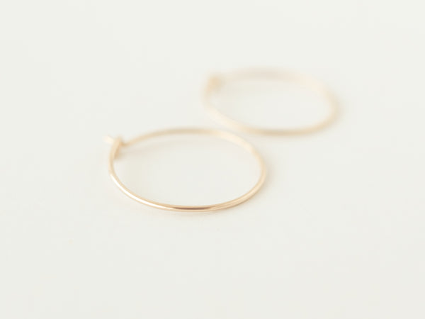 Mini hoops gold