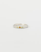 Fine birthstone ring silver