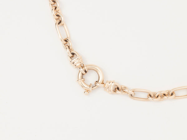 Chunky Mixed Links Belcher Chain Gold (6.5mm) - Ready to Ship