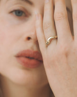 Dune ring - Gemstones - White Gold