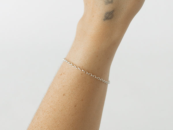 Chunky Belcher Bracelet (2.3mm) Silver