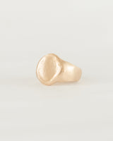 Fingerprint signet gold