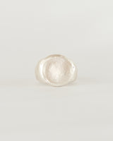Fingerprint signet silver