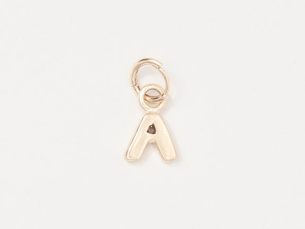 Letter Charm Gold