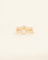 Diamond Classic Stack - yellow gold