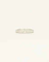 Fine Band - white gold - with stones